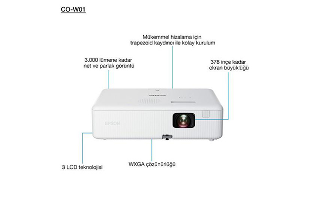 EPSON CO-W01 Projeksiyon