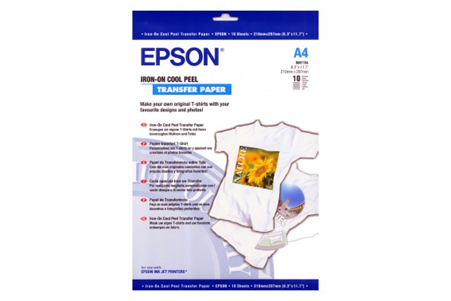 EPSON T-SHIRT TARNSFER PAPER A4 10 SHEET