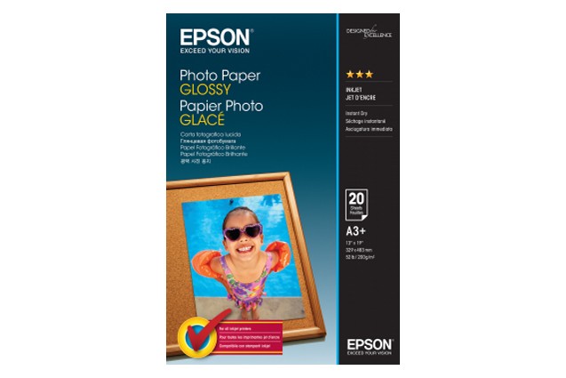 EPSON GLOSSY PHOTO PAPER A3+ 20 SHEET