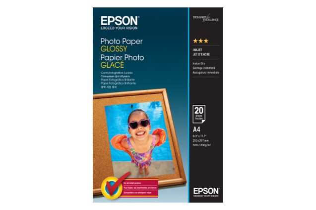 EPSON GLOSSY PHOTO PAPER A4 20 SHEET