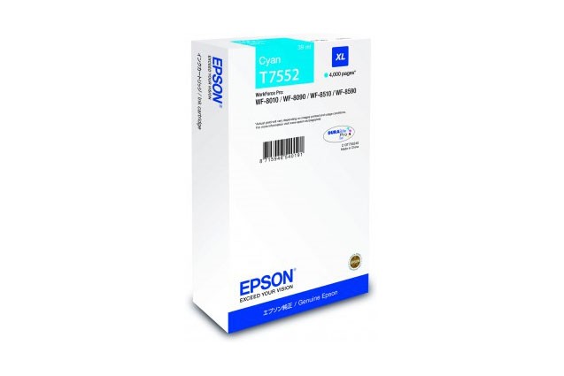 WF-8590/WF-8090/WF-8510/WF-8010 XL MAVİ MÜREKKEP KARTUŞ